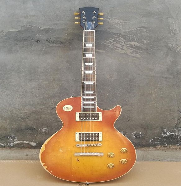 aged quality electric guitar solid plain maple cap guitars mother of pearl inlayslash aged5145984
aged quality electric guitar solid plain maple cap guitars mother of pearl inlayslash aged5145984