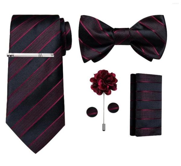 bow ties red striped black men39s neck handkerchief cufflinks self tie wedding party accessories butterfly cravate homme6466979, Black;gray
bow ties red striped black men39s neck handkerchief cufflinks self tie wedding party accessories butterfly cravate homme6466979, Black;gray