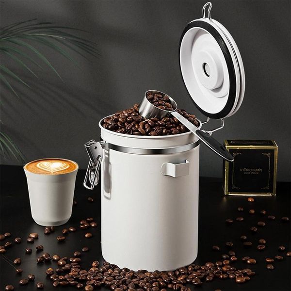 parkas stainless steel airtight coffee bean container storage 1.2/1.5/1.8/2.8l coffee jar canister set for coffee beans tea nut vacuum, Black
parkas stainless steel airtight coffee bean container storage 1.2/1.5/1.8/2.8l coffee jar canister set for coffee beans tea nut vacuum, Black