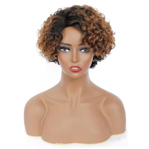 synthetic s pixie curly dark blonde short human hair highlight 1bburgundy fanmi glueless full no lace for women 230629, Black
synthetic s pixie curly dark blonde short human hair highlight 1bburgundy fanmi glueless full no lace for women 230629, Black