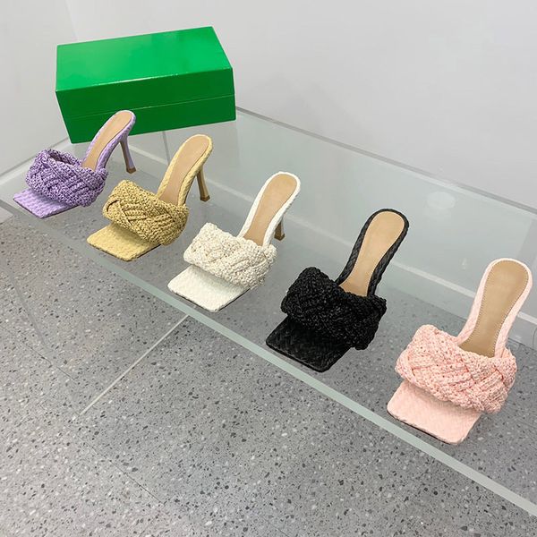 luxurys designer sandals lido mule luxury womens shoes high heel square toe sandals woven mules waman pumps famous women slipper designer sl, Black
luxurys designer sandals lido mule luxury womens shoes high heel square toe sandals woven mules waman pumps famous women slipper designer sl, Black