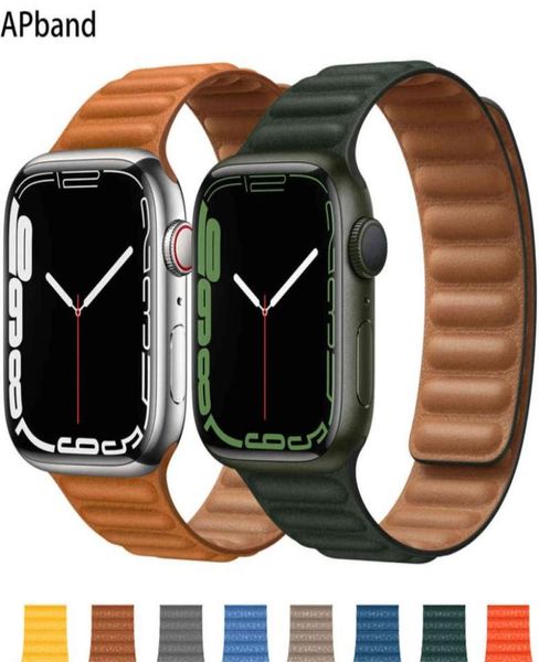 leather link for apple watch band 44mm 40mm 41mm 45mm 42mm 38mm original magnetic loop bracelet iwatch series 3 5 4 se 6 7 strap h4550583, Black;brown
leather link for apple watch band 44mm 40mm 41mm 45mm 42mm 38mm original magnetic loop bracelet iwatch series 3 5 4 se 6 7 strap h4550583, Black;brown