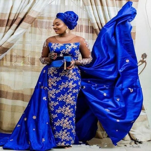 2021 royal blue aso ebi sheath evening dresses nigeria with 3d lace appliques detachabled train saudi plus size celebrity pr2579076, Black;red
2021 royal blue aso ebi sheath evening dresses nigeria with 3d lace appliques detachabled train saudi plus size celebrity pr2579076, Black;red