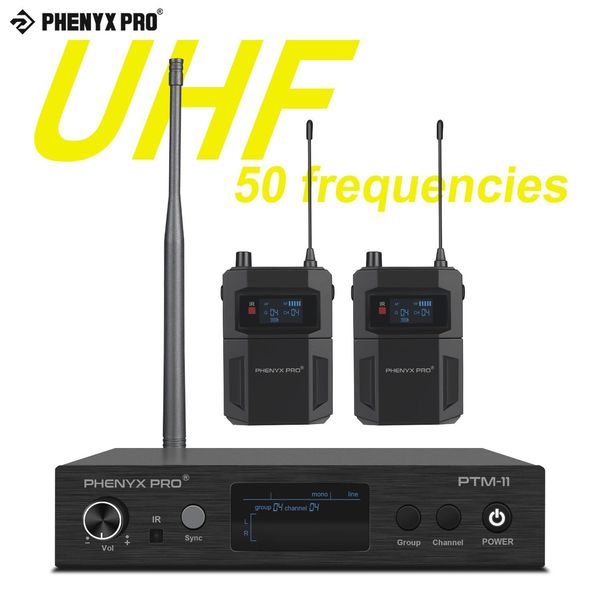 jeans phenyx pro ptm11 uhf in ear monitor wireless system transmitter and receiver 50 frequencies selectable professional for stage, Blue
jeans phenyx pro ptm11 uhf in ear monitor wireless system transmitter and receiver 50 frequencies selectable professional for stage, Blue