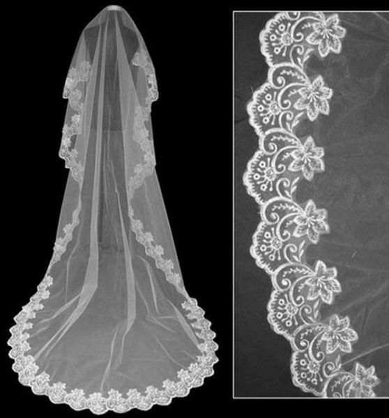 stock white ivory cathedral length 3m wedding veils one layer lace tulle wedding accessories bridal veil without comb 20188197229, Black
stock white ivory cathedral length 3m wedding veils one layer lace tulle wedding accessories bridal veil without comb 20188197229, Black