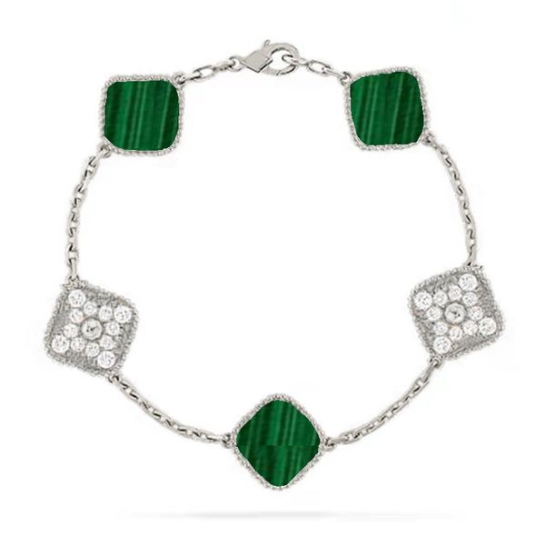 clover bracelet designer jewelry four leaf bracelets luxury jewelrys 18k gold silver plate agate diamond love charm chain for women men wedd, Golden;silver
clover bracelet designer jewelry four leaf bracelets luxury jewelrys 18k gold silver plate agate diamond love charm chain for women men wedd, Golden;silver