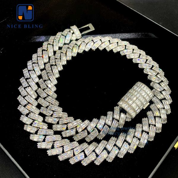 18mm iced out jewelry 18k gold plated necklace brass men necklace miami 5a+ cz diamond cuban link chain, Silver
18mm iced out jewelry 18k gold plated necklace brass men necklace miami 5a+ cz diamond cuban link chain, Silver
