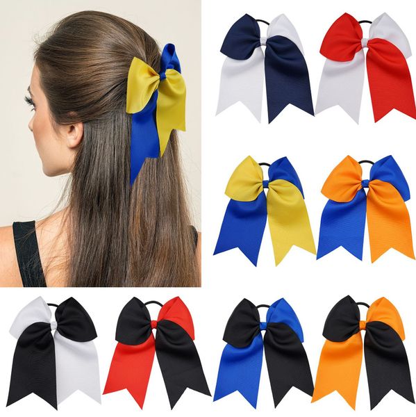7.5 inch dual color large swallowtail butterfly knot elastic children's hair band hair rope cheerleading performance girl's headwe
7.5 inch dual color large swallowtail butterfly knot elastic children's hair band hair rope cheerleading performance girl's headwe