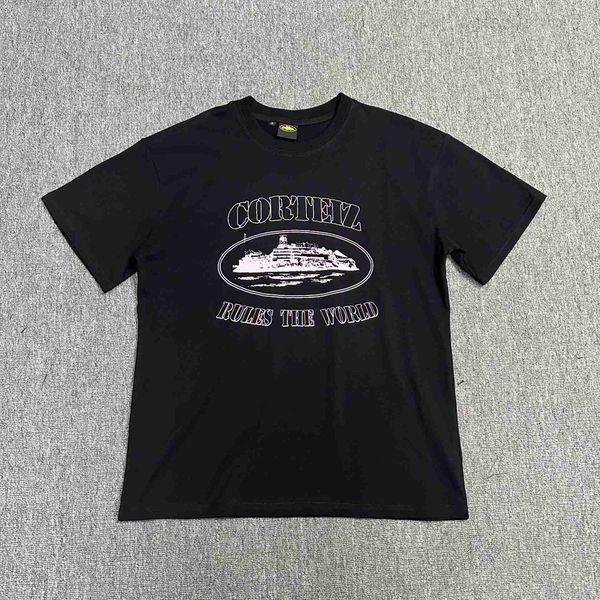 23 year new cortez demon island t-shirt short sleeve letter print high weight double yarn fashion 4 g527, White;black
23 year new cortez demon island t-shirt short sleeve letter print high weight double yarn fashion 4 g527, White;black