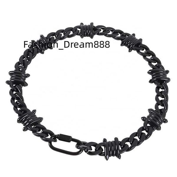 black acrylic spike chain thorns barbed necklace for men hip hop barb wire long choker necklace 2022 men's jewelry wholesale, Silver
black acrylic spike chain thorns barbed necklace for men hip hop barb wire long choker necklace 2022 men's jewelry wholesale, Silver