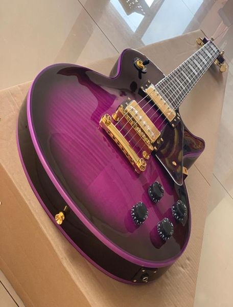 custom lp purple burst electric guitar flame maple purple binding neck body mahogany wood gold hardware3341866
custom lp purple burst electric guitar flame maple purple binding neck body mahogany wood gold hardware3341866