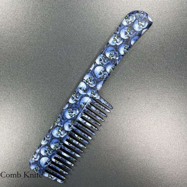 other fashion accessoriesversatile double plastic handle mustache grooming comb blade hair styling comb knife, Silver
other fashion accessoriesversatile double plastic handle mustache grooming comb blade hair styling comb knife, Silver