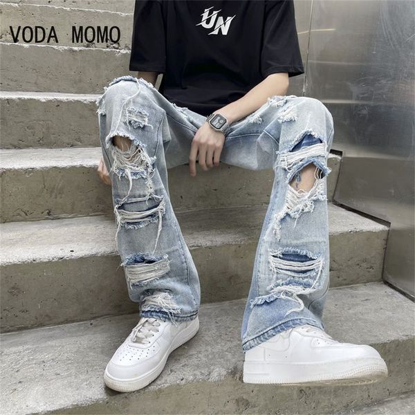 men s jeans high street ripped male ins brand hip hop wide leg pants summer thin section straight loose casual old 230629, Blue
men s jeans high street ripped male ins brand hip hop wide leg pants summer thin section straight loose casual old 230629, Blue