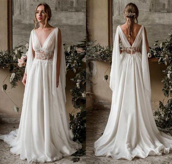 deep v neck see through waist wedding dress applique beaded flowing shawl chiffon ruched wedding dresses bridal gowns6484111, White
deep v neck see through waist wedding dress applique beaded flowing shawl chiffon ruched wedding dresses bridal gowns6484111, White