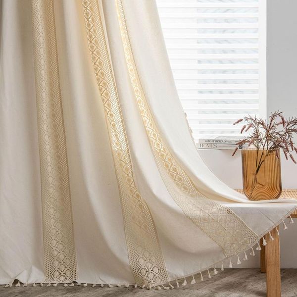 parkas boho semiblackout crochet curtains dots cotton linen tassels cream window treatment panels for bedroom living room decor tj8475, Black
parkas boho semiblackout crochet curtains dots cotton linen tassels cream window treatment panels for bedroom living room decor tj8475, Black