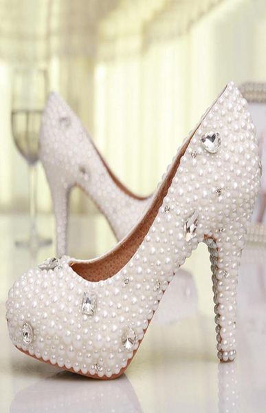 fahion handmad 3 inches high heel platform wedding shoes elegant pearl bridal shoes white genuine leather women prom pumps8085455, Black
fahion handmad 3 inches high heel platform wedding shoes elegant pearl bridal shoes white genuine leather women prom pumps8085455, Black