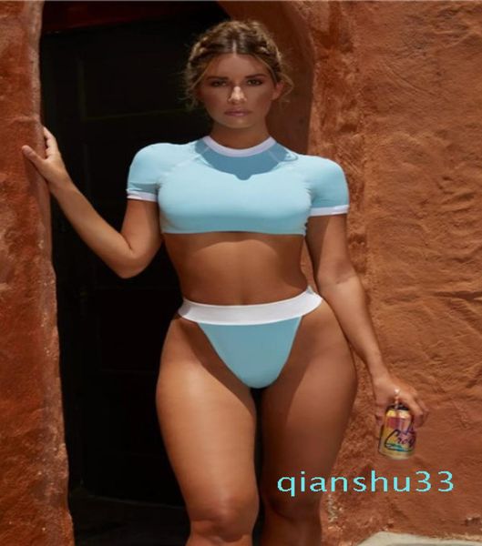 new crop swimwear for women bikini set 2019 short sleeve bikinis swimsuit woman biquini ladies summer beach swim wear bat5346750
new crop swimwear for women bikini set 2019 short sleeve bikinis swimsuit woman biquini ladies summer beach swim wear bat5346750