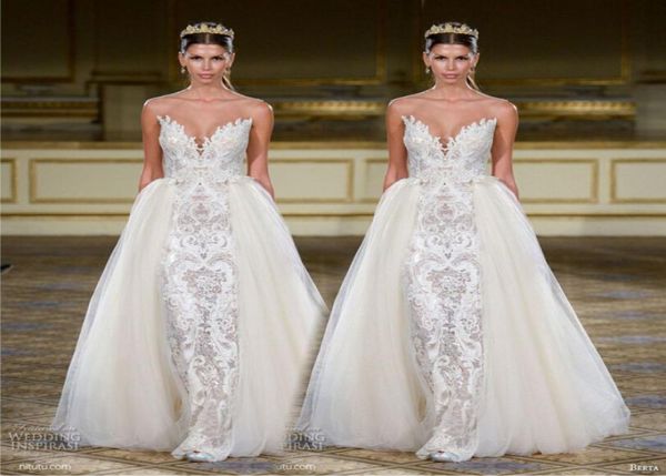 berta overskirt bridal gowns lace sheath wedding dresses sheath sweetheart neck zip back floor length plus size custom made4462406, White
berta overskirt bridal gowns lace sheath wedding dresses sheath sweetheart neck zip back floor length plus size custom made4462406, White