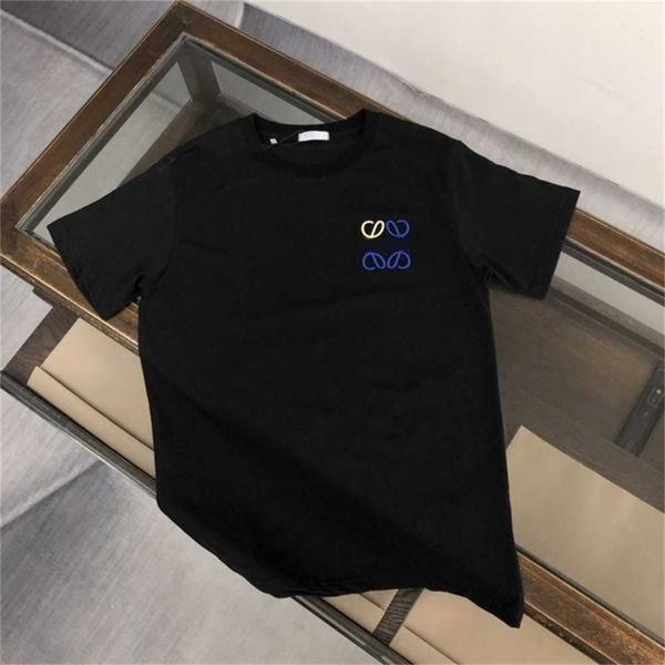 mens womens t shirt designer with letter embroidery print fashion women's cotton casual loose men short sleeve luxurys clothing tshirts, White;black
mens womens t shirt designer with letter embroidery print fashion women's cotton casual loose men short sleeve luxurys clothing tshirts, White;black