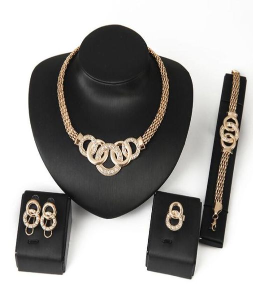 summer wedding accessories jewelry sets crystal gold color bridal necklace bracelet earrings rings set9289746, White
summer wedding accessories jewelry sets crystal gold color bridal necklace bracelet earrings rings set9289746, White