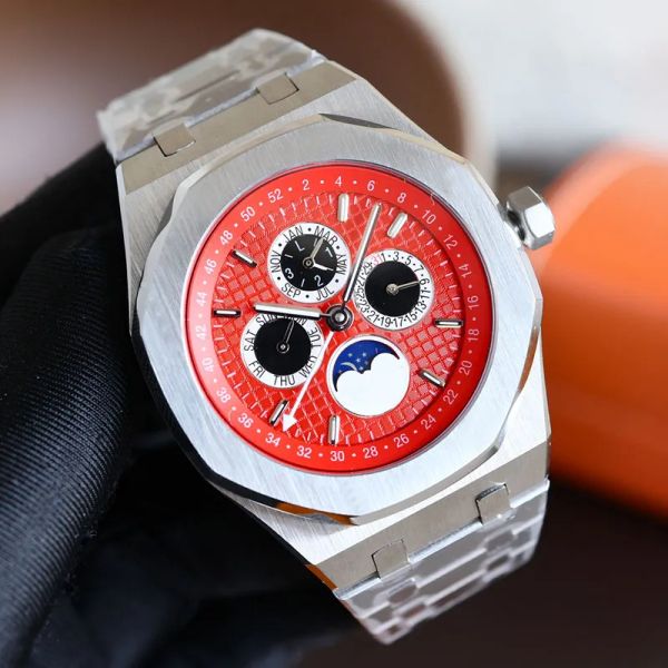 watch automatic mechanical movement men designer wristwatch 41mm business wristwatches stainless steel sapphire waterproof montre de luxe, Slivery;brown
watch automatic mechanical movement men designer wristwatch 41mm business wristwatches stainless steel sapphire waterproof montre de luxe, Slivery;brown