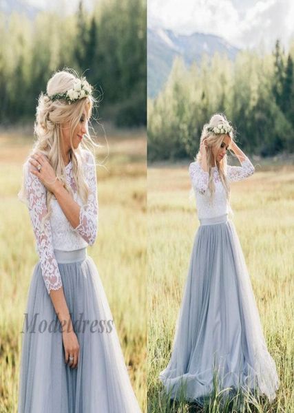 dusty blue bridal dresses tulle a line lace illusion 34 long sleeves sheer neck country wedding dresses handmade high qualit7047707, White
dusty blue bridal dresses tulle a line lace illusion 34 long sleeves sheer neck country wedding dresses handmade high qualit7047707, White