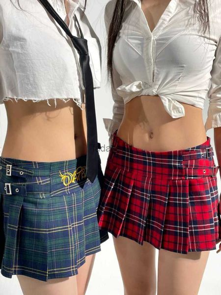 houzhou plaid mini skirt women summer low waist 2000s y2k embroidered aline pleated micro skirt gyaru girl preppy style l230621, Black
houzhou plaid mini skirt women summer low waist 2000s y2k embroidered aline pleated micro skirt gyaru girl preppy style l230621, Black