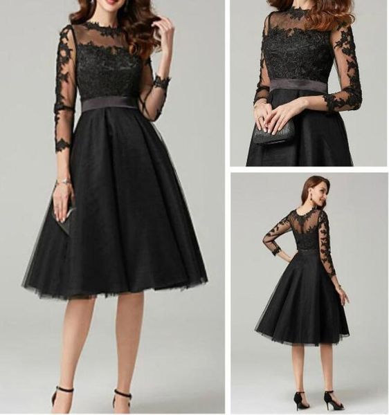 elegant black aline jewel tulle bridesmaid dresses knee length wedding party dress 34 length sleeve bridesmaid gowns with appliq9633034, White;pink
elegant black aline jewel tulle bridesmaid dresses knee length wedding party dress 34 length sleeve bridesmaid gowns with appliq9633034, White;pink
