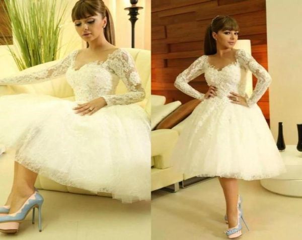 2019 lace short a line wedding dresses long sleeves square neck bridal gowns summer party dress for bride4176419, White
2019 lace short a line wedding dresses long sleeves square neck bridal gowns summer party dress for bride4176419, White