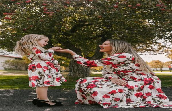 family matching outfits girls flowers printed long sleeve dress mother rose big hem dresses mommy and me match clothing a74114979121, Blue
family matching outfits girls flowers printed long sleeve dress mother rose big hem dresses mommy and me match clothing a74114979121, Blue