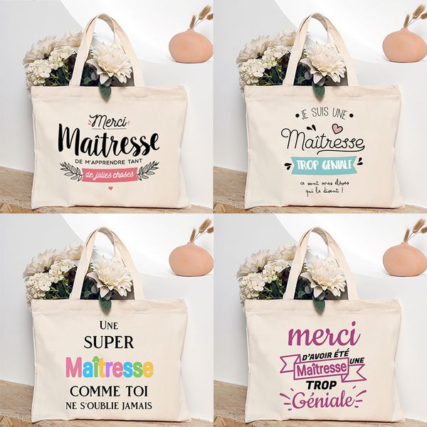shopping bags thank you teacher french print women shoulder bag canvasshopping female handbags reusable tote gifts for maitresse 230628
shopping bags thank you teacher french print women shoulder bag canvasshopping female handbags reusable tote gifts for maitresse 230628