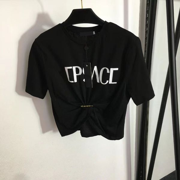 2023 designers t-shirts fashion women pin chest letter shirt print short sleeve t-shirt vercace clothing streets ladies tees luxurys dress, White
2023 designers t-shirts fashion women pin chest letter shirt print short sleeve t-shirt vercace clothing streets ladies tees luxurys dress, White