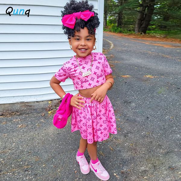 pajamas qunq 2023 summer girls o neck lovely print short sleeve pullover skirt 2 pieces set casual children clothes age 3 t 8t 230628, Blue;red
pajamas qunq 2023 summer girls o neck lovely print short sleeve pullover skirt 2 pieces set casual children clothes age 3 t 8t 230628, Blue;red
