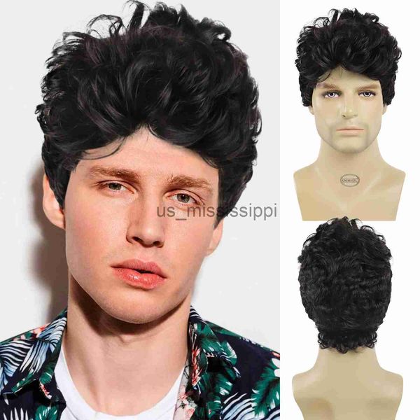 cosplay wigs gnimegil synthetic brown wigs for men short hair curly wigs natural hairstyles cool cut carnival party wigs ghostbusters costum, Black
cosplay wigs gnimegil synthetic brown wigs for men short hair curly wigs natural hairstyles cool cut carnival party wigs ghostbusters costum, Black