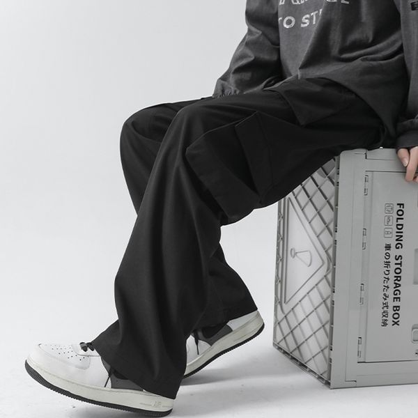 men s pants men casual cargo 5xl loose straight male fashion streetwear jogger sweatpants summer multiple pockets trousers 230629, Black
men s pants men casual cargo 5xl loose straight male fashion streetwear jogger sweatpants summer multiple pockets trousers 230629, Black