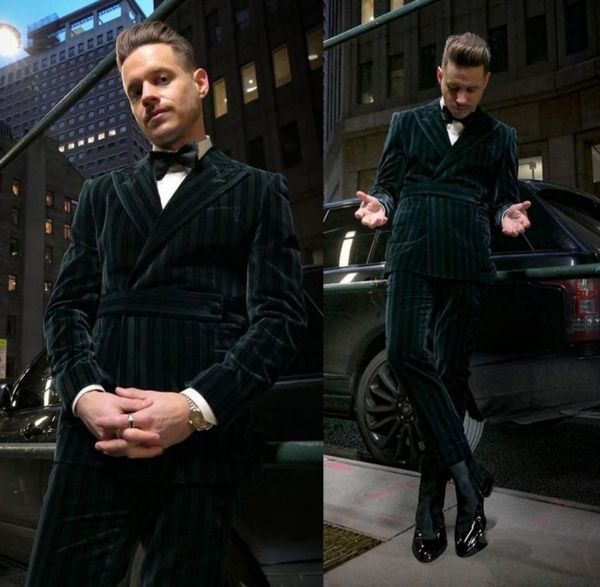 velvet rope striped mens pants suits groom man jacket business party prom wedding blazer tuxedos custom two piece9401005, Black;gray
velvet rope striped mens pants suits groom man jacket business party prom wedding blazer tuxedos custom two piece9401005, Black;gray
