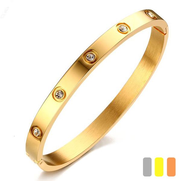 bangle trendy crystal bracelets for women fashion bracelet love pulseiras stainless steel bangles feminina jewelry gift 230627, Black
bangle trendy crystal bracelets for women fashion bracelet love pulseiras stainless steel bangles feminina jewelry gift 230627, Black