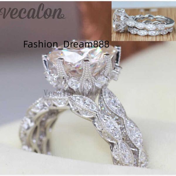 vecalon 2023 vintage engagement wedding band ring set for women 3ct simulated diamond cz 925 sterling silver female party ring, Slivery;golden
vecalon 2023 vintage engagement wedding band ring set for women 3ct simulated diamond cz 925 sterling silver female party ring, Slivery;golden