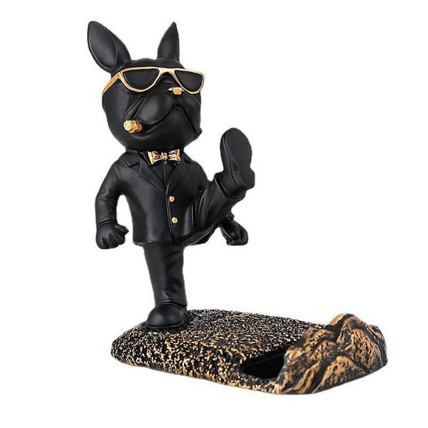 dresses home accessories bulldog sculpture mobile phone stand room cute dog statue desk accessories creative mobile phone accessories, White;black
dresses home accessories bulldog sculpture mobile phone stand room cute dog statue desk accessories creative mobile phone accessories, White;black