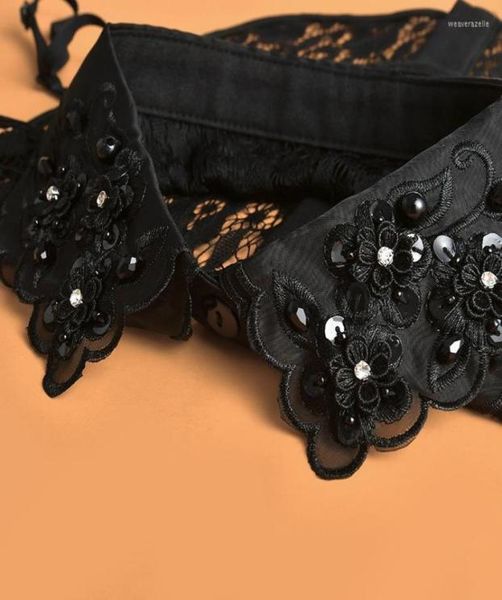 bow ties 2022 vintage women embroidery floral lace fake collars female beads shirt false collar half blouse lapel detachable tie7971677, Black;gray
bow ties 2022 vintage women embroidery floral lace fake collars female beads shirt false collar half blouse lapel detachable tie7971677, Black;gray