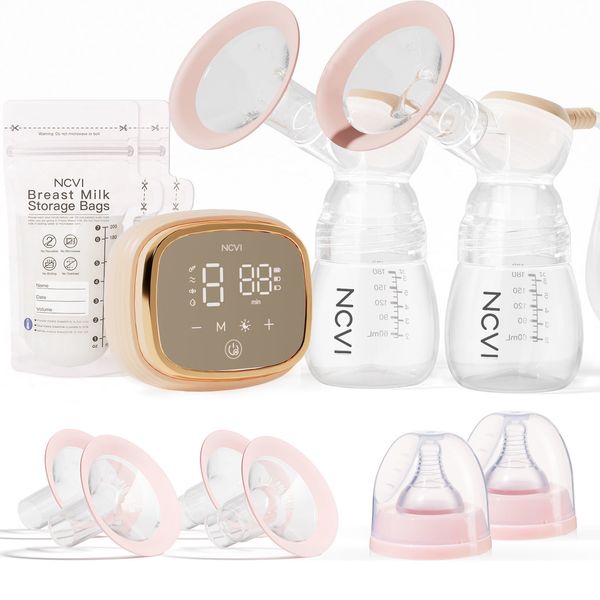breastpumps ncvi double electric s 4 modes 9 levels large battery size flanges 6 nursing dads 10 breastmilk storage bags 230628
breastpumps ncvi double electric s 4 modes 9 levels large battery size flanges 6 nursing dads 10 breastmilk storage bags 230628