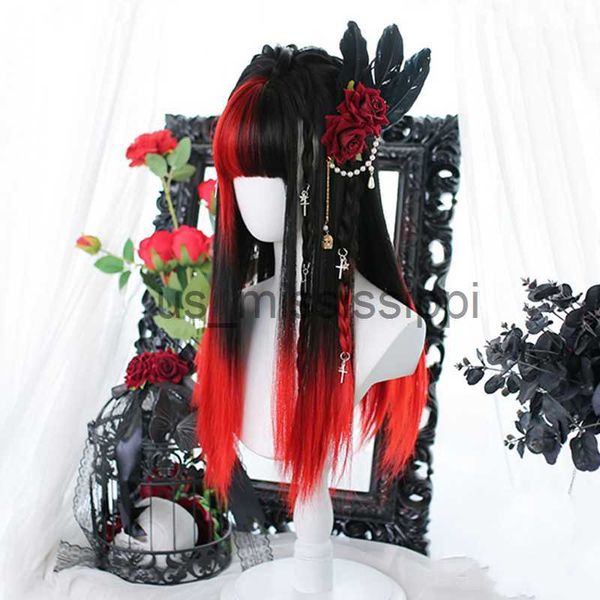 cosplay wigs y2k gradient black red wig harajuku long straight bangs lolita headwear chic girls women halloween cosplay gothic witch party x
cosplay wigs y2k gradient black red wig harajuku long straight bangs lolita headwear chic girls women halloween cosplay gothic witch party x