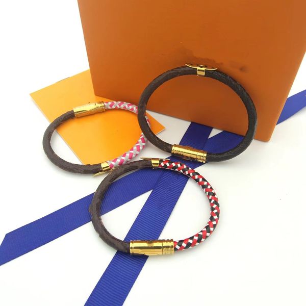 fashion designer womens bracelet charm exquisite invisible luxury jewelry new magnetic buckle gold leather bracelet size 17cm19cm waterproof, Black
fashion designer womens bracelet charm exquisite invisible luxury jewelry new magnetic buckle gold leather bracelet size 17cm19cm waterproof, Black