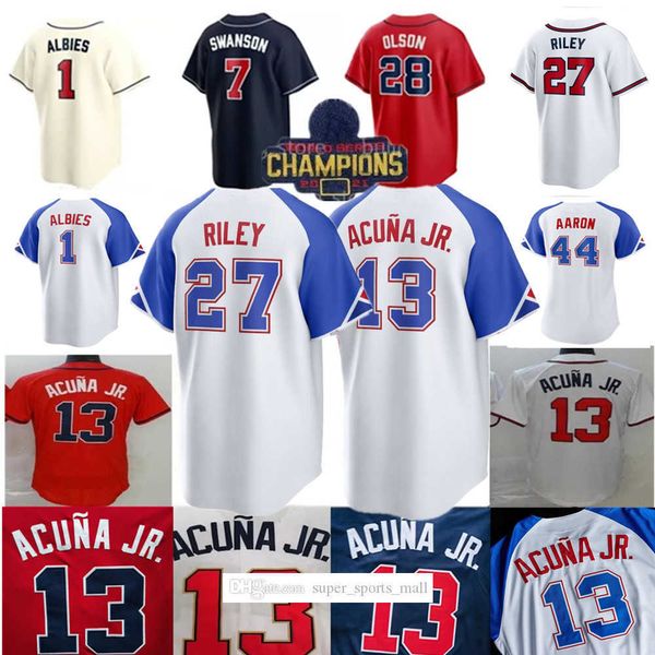 2023 28 matt olson jersey freddie an dansby swanson 10 jones 13 ronald acuna jr. ozzie albies mike soroka 27 riley custom s-4xl baseball jer, Blue;black
2023 28 matt olson jersey freddie an dansby swanson 10 jones 13 ronald acuna jr. ozzie albies mike soroka 27 riley custom s-4xl baseball jer, Blue;black