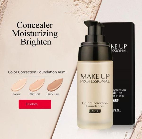 laikou professional color correction foundation moisturizer concealer waterproof liquid foundations 40 g facial corrective makeup 1397332
laikou professional color correction foundation moisturizer concealer waterproof liquid foundations 40 g facial corrective makeup 1397332