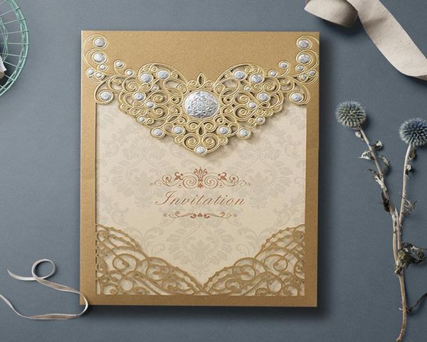 2022 wedding invitations gold laser cutting invitation cards bridal shower engagement birthday graduation business party supplies 7163860, Black
2022 wedding invitations gold laser cutting invitation cards bridal shower engagement birthday graduation business party supplies 7163860, Black
