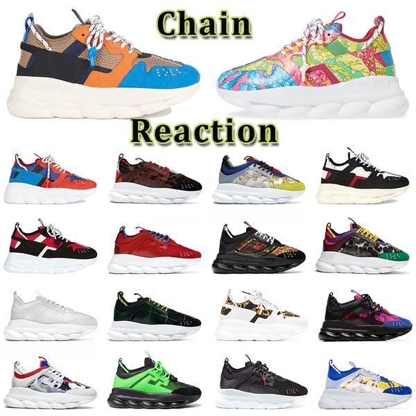 2023 italy shoes platform chain reaction designer sneakers black white multi-color suede bluette gold twill fluo tan luxury men women barocc
2023 italy shoes platform chain reaction designer sneakers black white multi-color suede bluette gold twill fluo tan luxury men women barocc