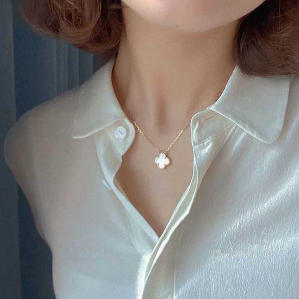 van clover necklace s925 designer four-leaf clover necklace electroplated with 18kt rose gold mesh red summer valentine's day gift, Silver
van clover necklace s925 designer four-leaf clover necklace electroplated with 18kt rose gold mesh red summer valentine's day gift, Silver