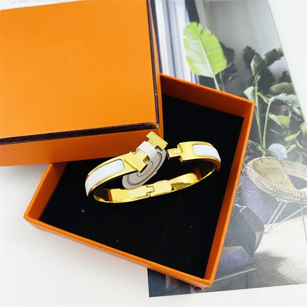 charm fashion h bracelets luxury designer for women fashion jewelry girls luxury brand accessories for gifts many colors to choose h bangle, Black
charm fashion h bracelets luxury designer for women fashion jewelry girls luxury brand accessories for gifts many colors to choose h bangle, Black