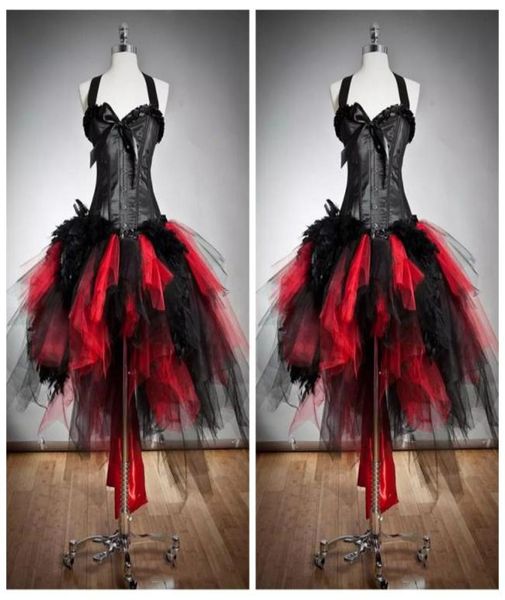 2022 halter slim ball gown tulle gothic red and black corset prom dresses custom size fur and tulle burlesque hi lo special party 2978229
2022 halter slim ball gown tulle gothic red and black corset prom dresses custom size fur and tulle burlesque hi lo special party 2978229